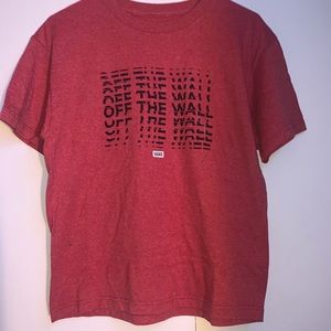 Red Vans T-shirt
